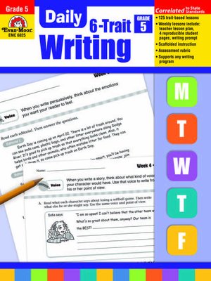 cover image of Daily 6-Trait Writing